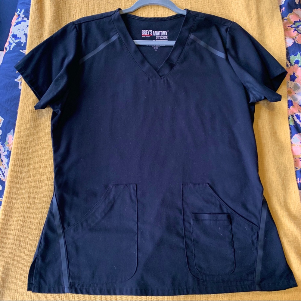 Black M Grey’s Anatomy Scrub Top